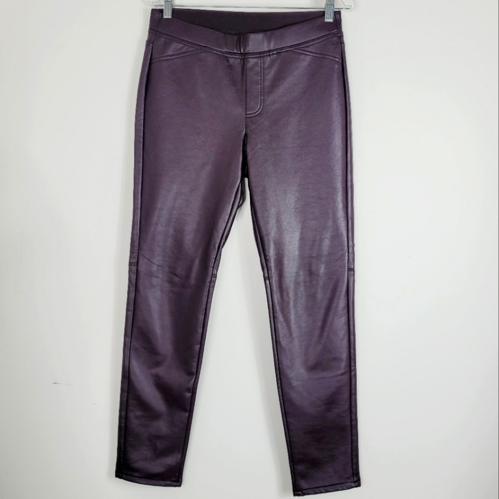 J Jill faux leather pants Brown small new